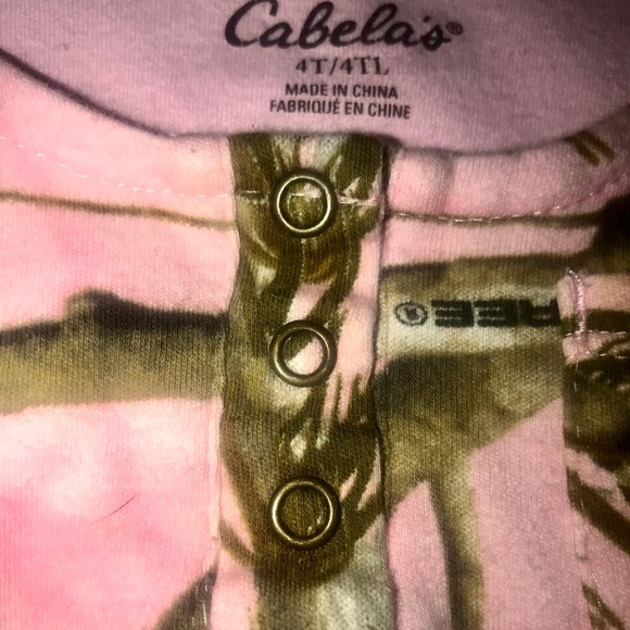 Girls 4T - PINK CABELAS CAMOUFLAGE SECLUSION DRESS - Picture 2 of 7